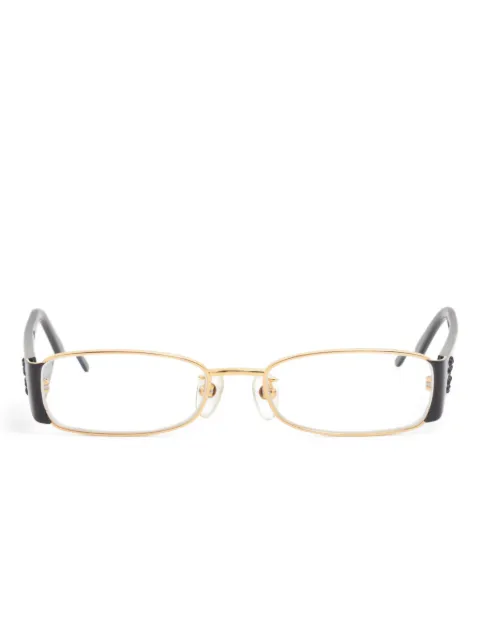 CHANEL Pre-Owned 2000-2020s CC Mark rectangle-frame glasses