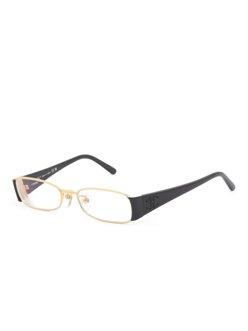 CHANEL Pre-Owned 2000-2020s CC Mark rectangle-frame glasses | Image 2