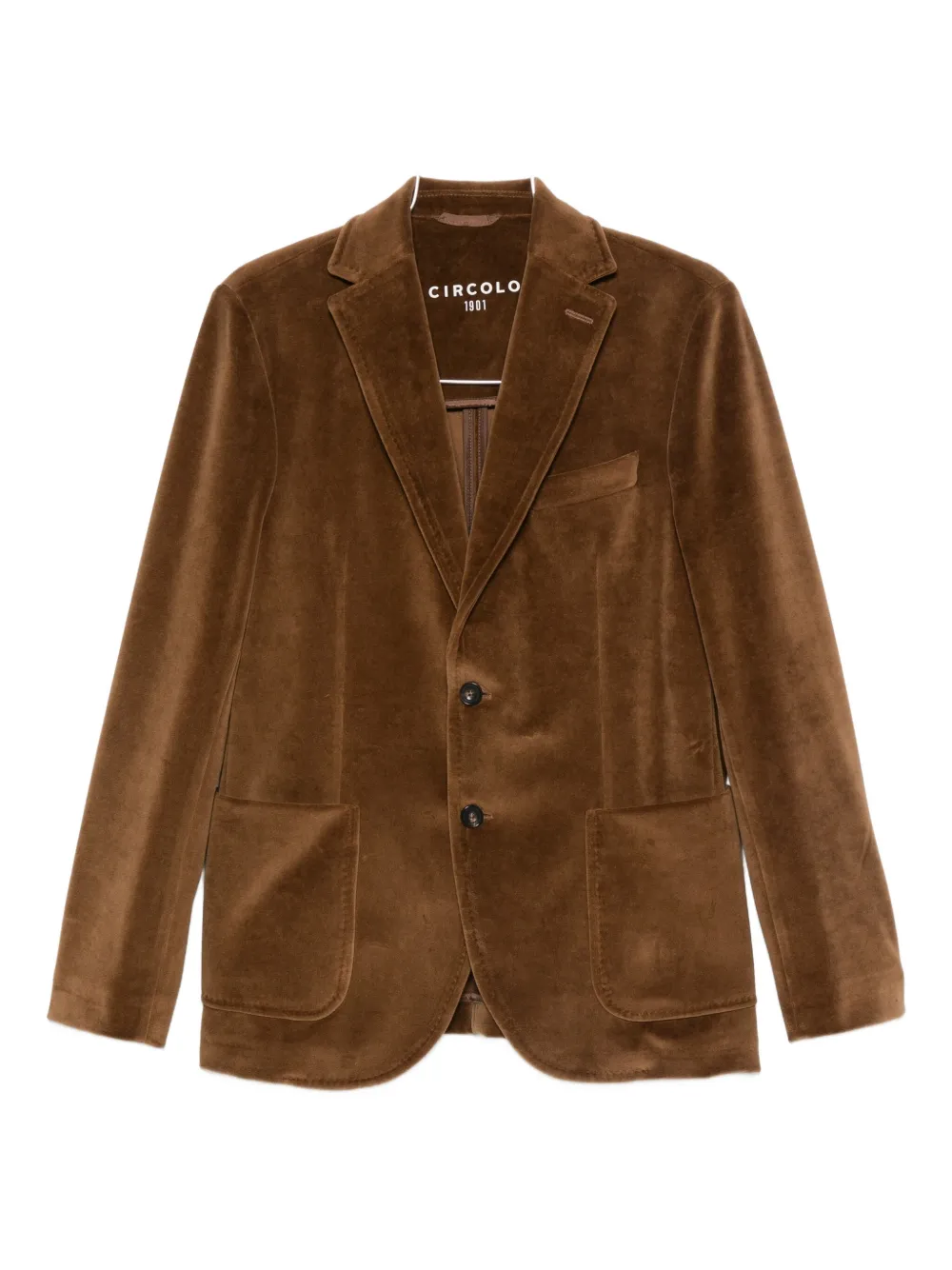 Circolo 1901 Single-breasted Blazer In Brown