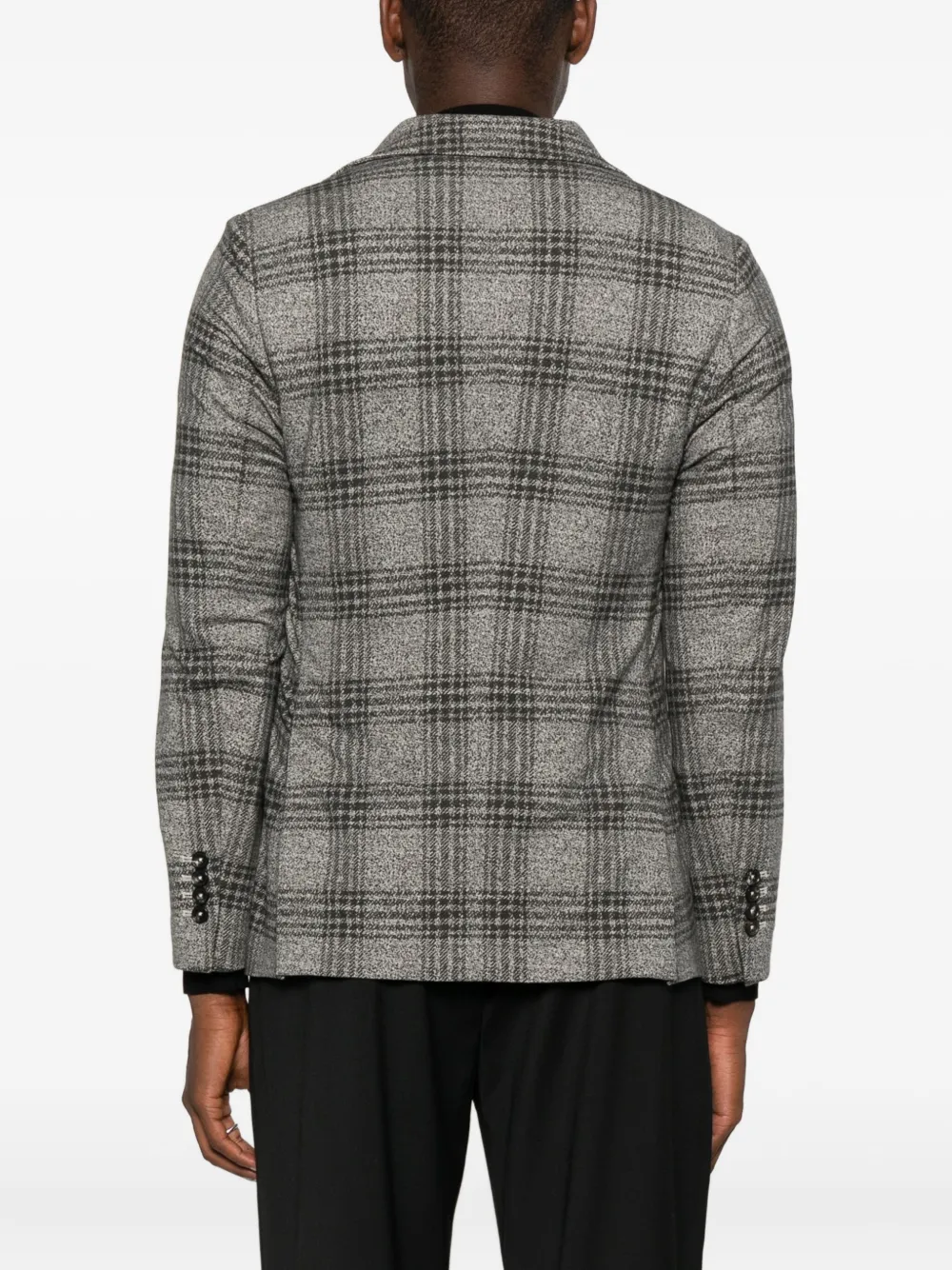 Circolo 1901 Geruite blazer Zwart