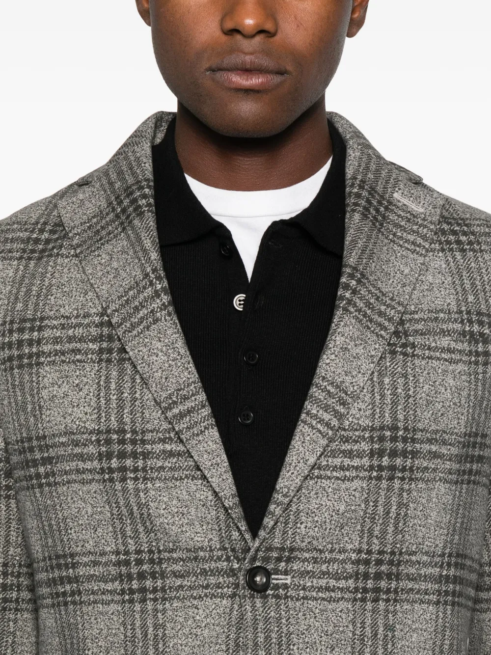 Circolo 1901 Geruite blazer Zwart