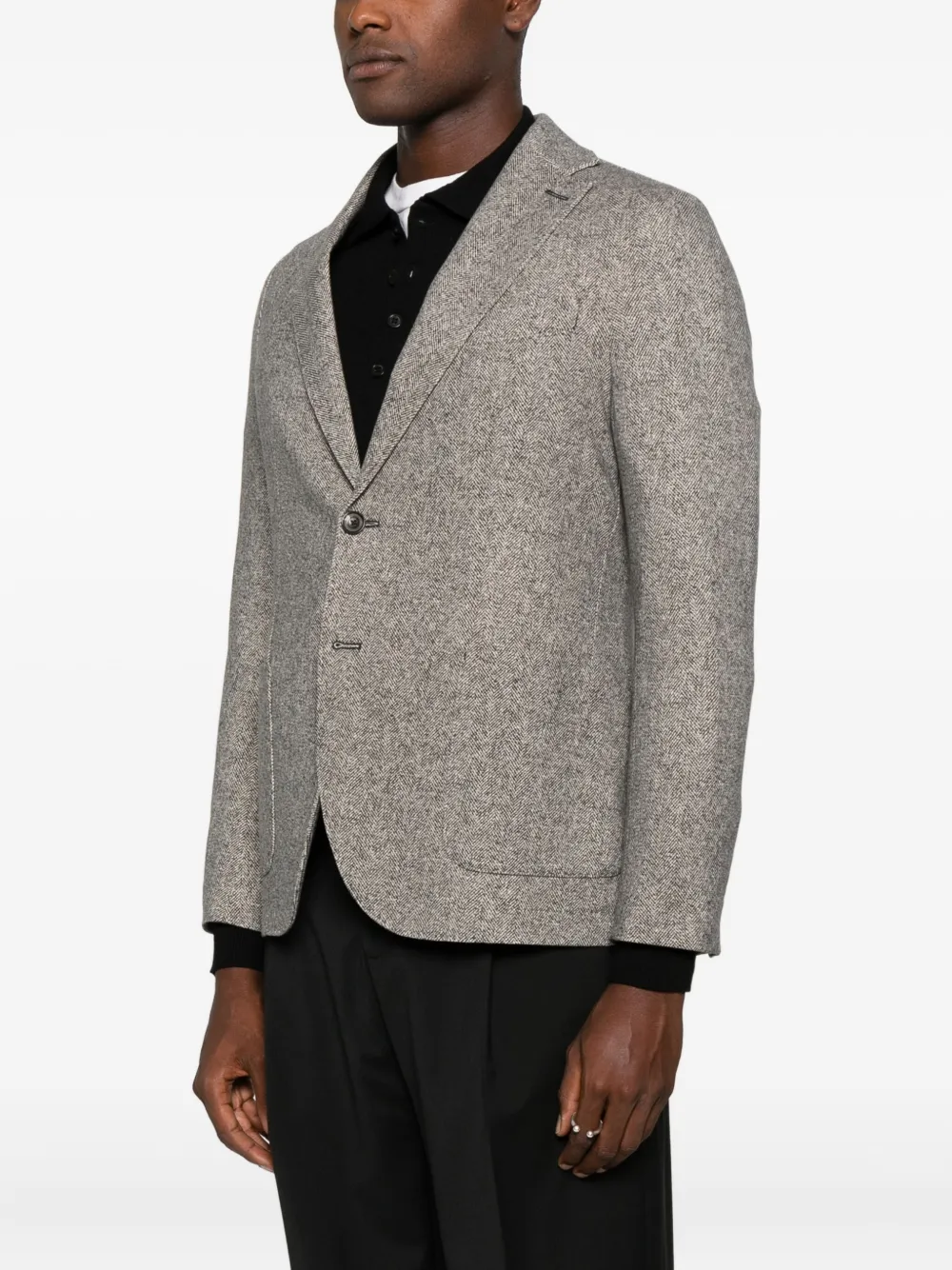 Circolo 1901 Blazer met enkele rij knopen Grijs