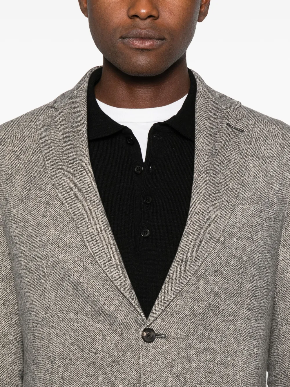 Circolo 1901 Blazer met enkele rij knopen Grijs