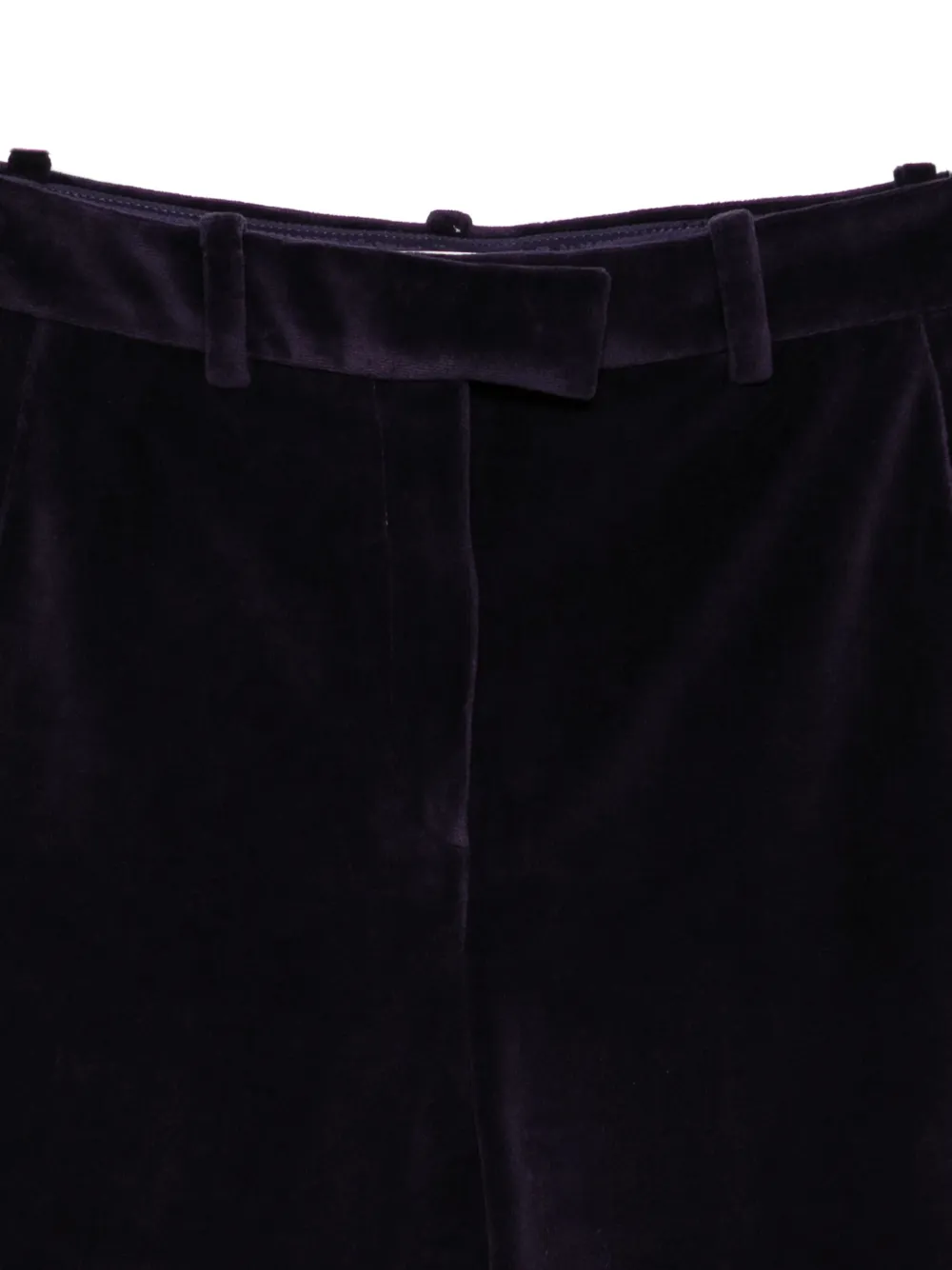 Circolo 1901 Fluwelen broek met ceintuur Paars