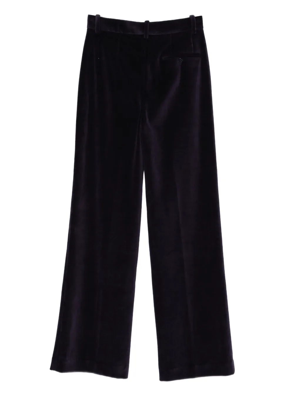 Circolo 1901 Fluwelen broek met ceintuur Paars