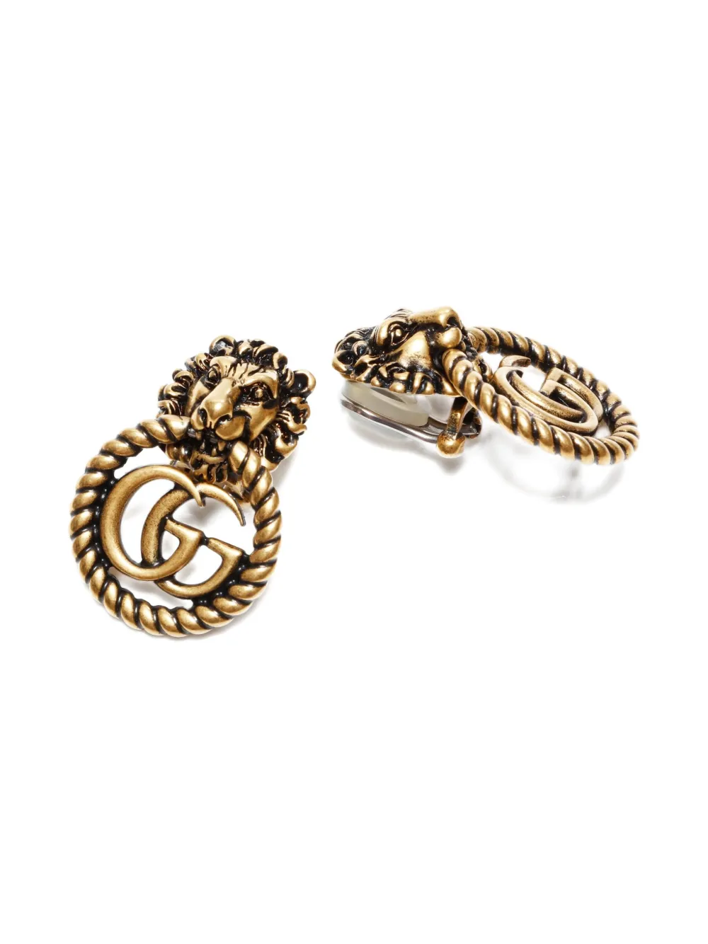 Gucci Pre-Owned  2010-2025 Lion Head GG earrings | Image 2