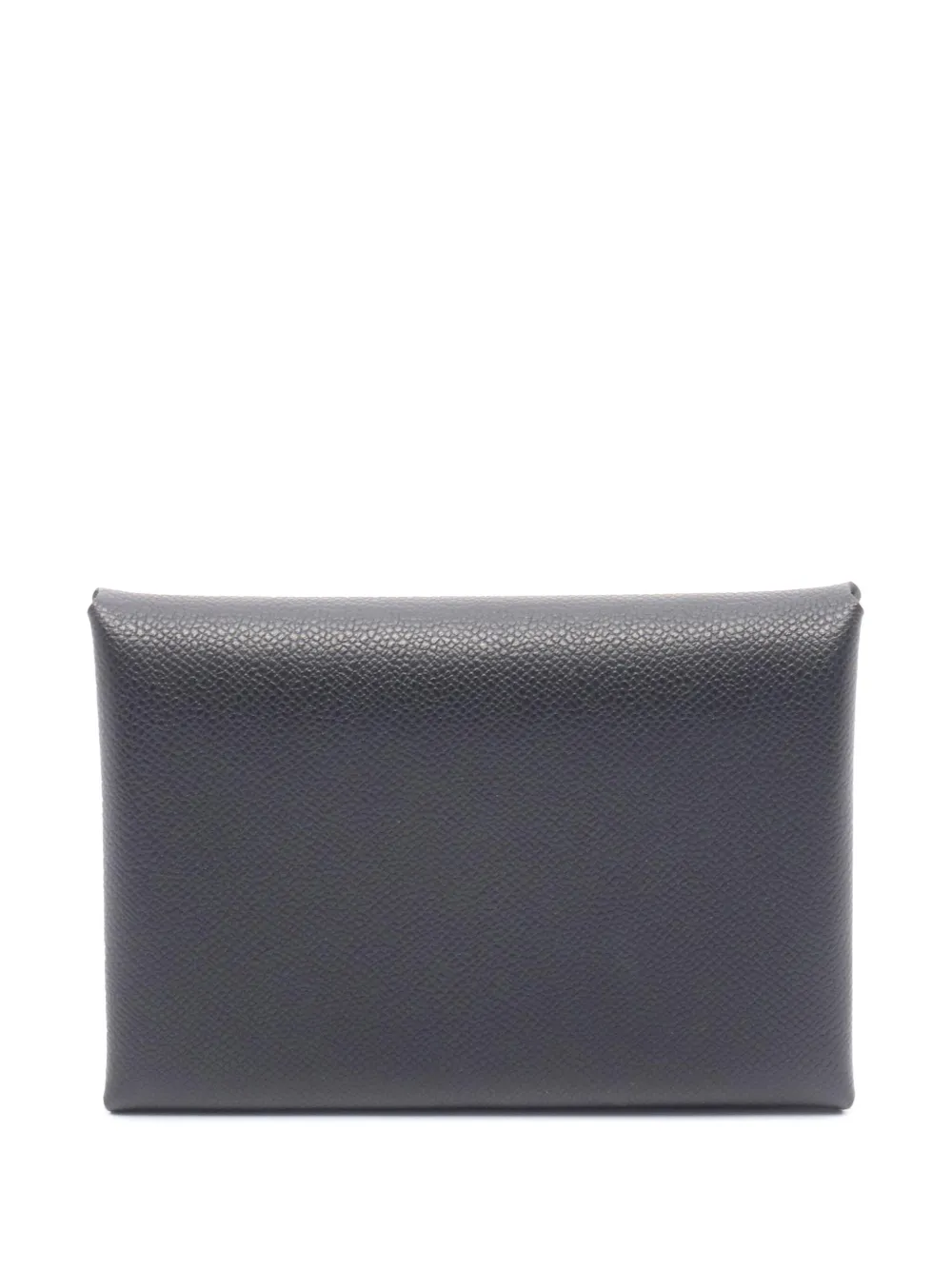 Hermès Pre-Owned 2023 Veau Madame Calvi Duo Compact card holder - ブラック Hermès Pre-Owned 2023 Veau Madame Calvi Duo Compact card holder - ブラック