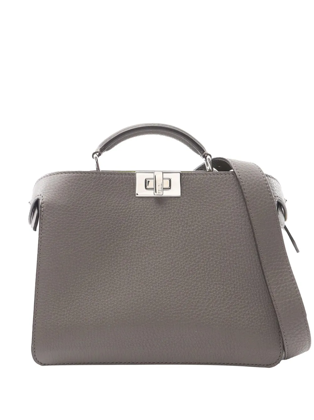 Fendi Pre-Owned 2010-2025 Mini Leather Peekaboo ISeeU satchel | Brown | Image 1