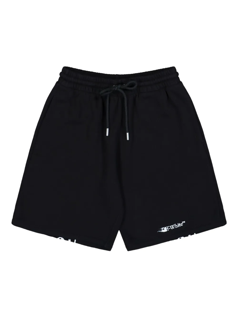 Off-White Ink Arrow printed track shorts - ブラック Off-White Ink Arrow printed track shorts - ブラック