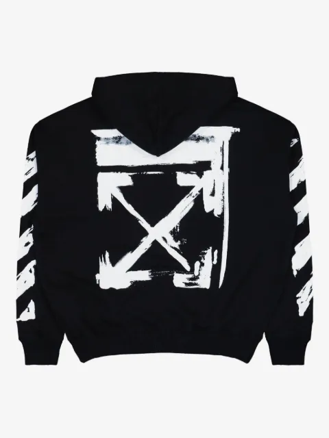 Off-White hoodie con motivo Arrow con cierre