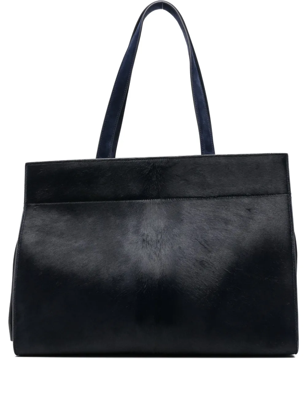 Khaite Suede Tote Bag In Blue