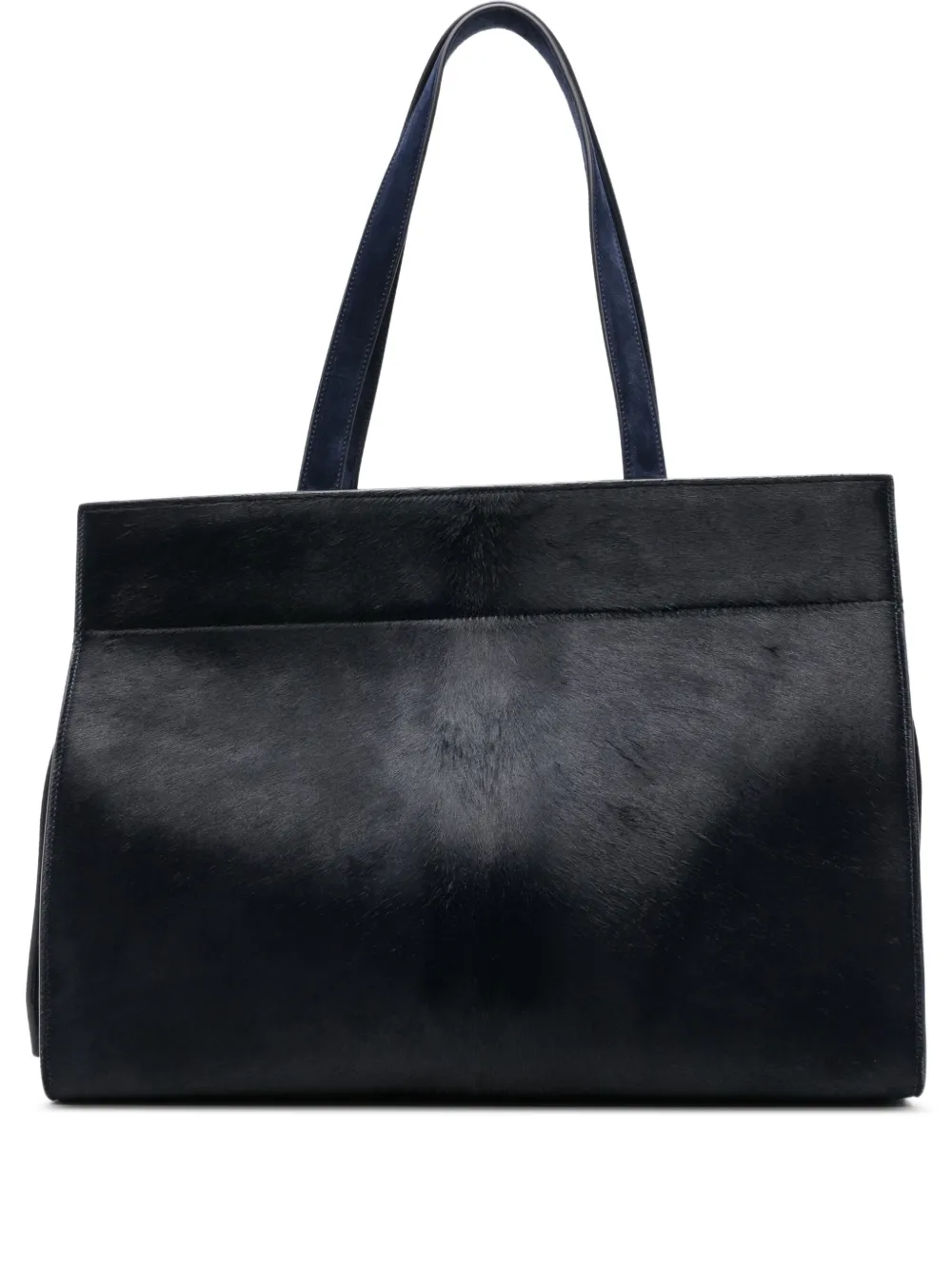 KHAITE sac cabas en daim | bleu | Image 1