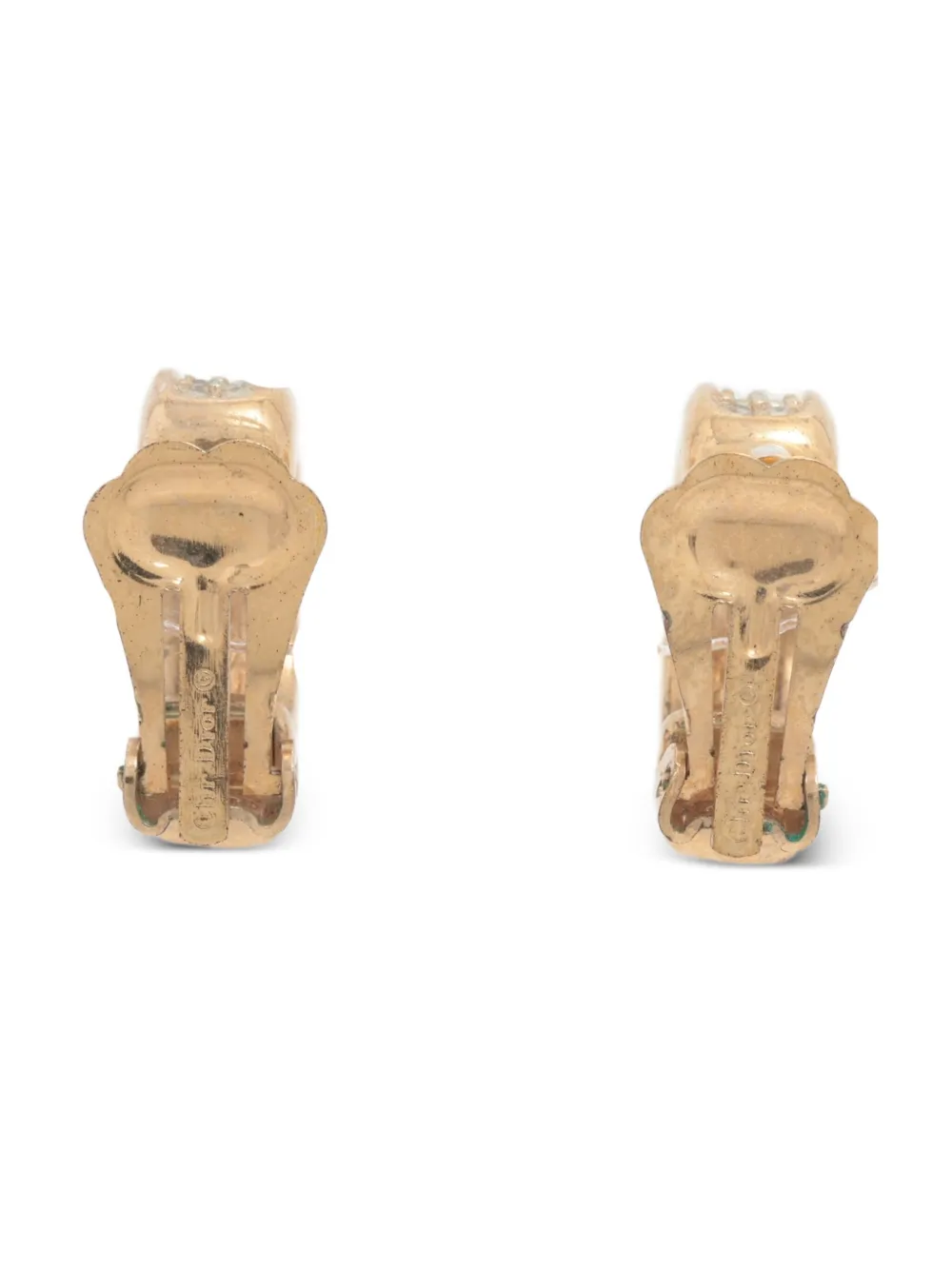 Christian Dior Pre-Owned  1980-1990 rhinestone-embellished earrings | Image 2