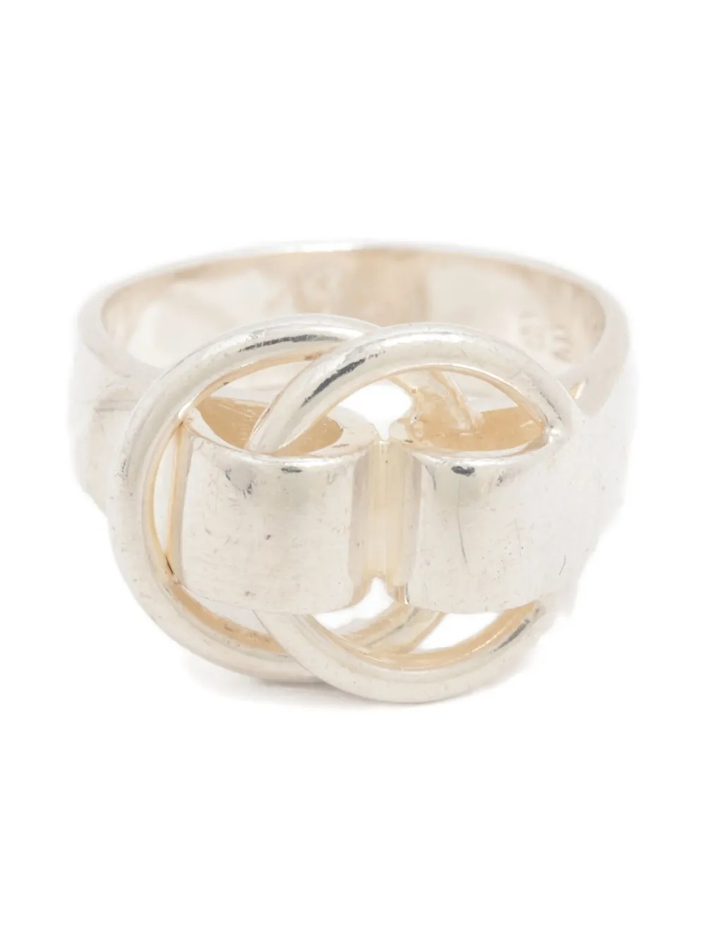 Hermès Pre-Owned anillo Deux Anneaux 1990-2000 | plateado | Image 1