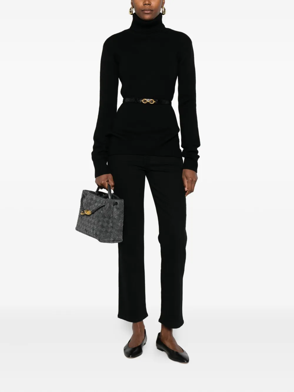 Khaite Straigh-leg Jeans In Black
