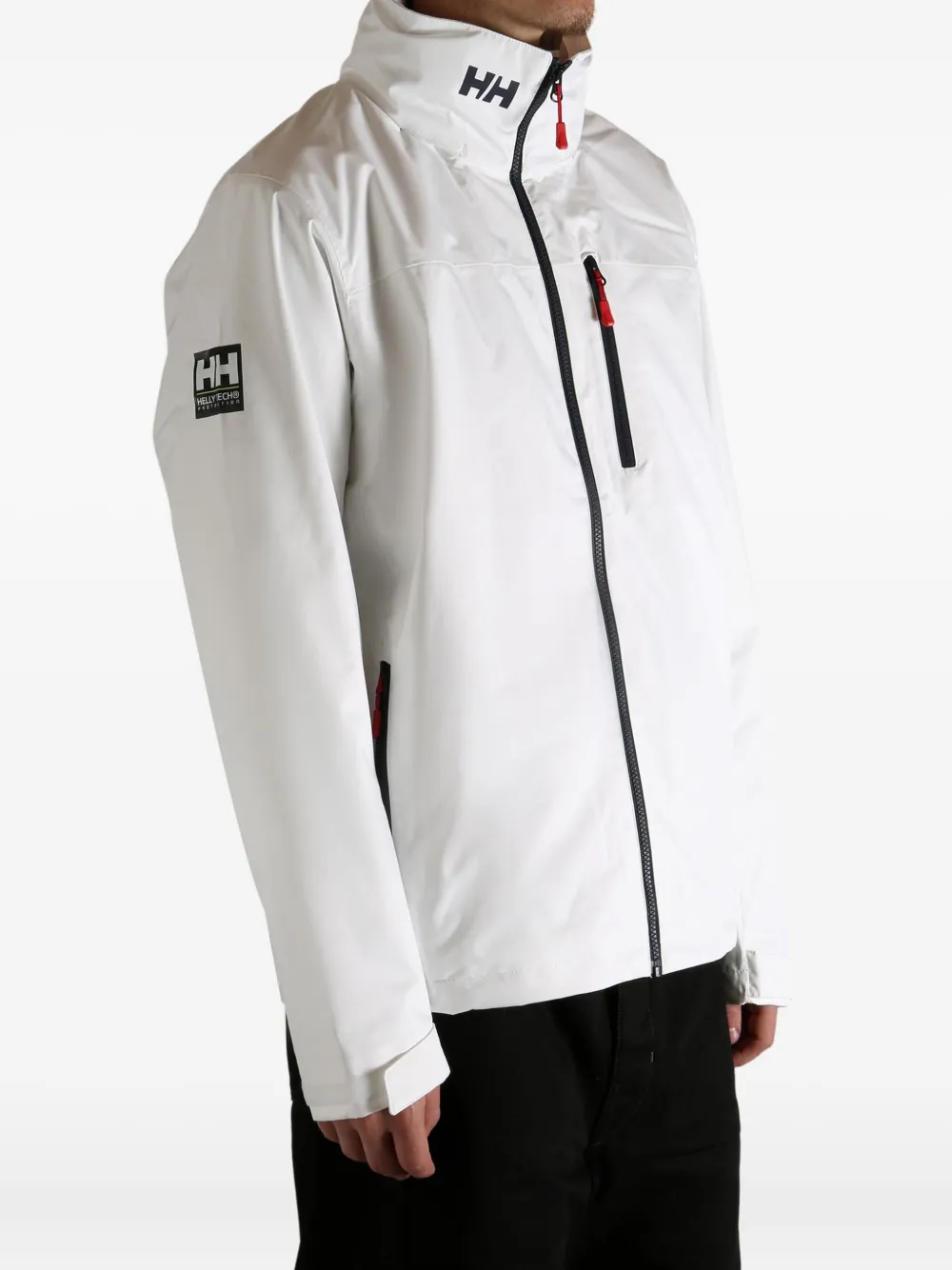 Helly Hansen Zip-fastening Hooded Jacket In White