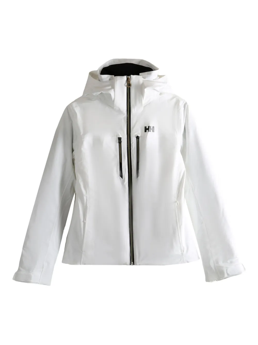 Helly Hansen Alphelia Hooded Zip Ski Jacket In White