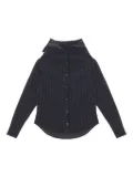 OUR LEGACY checked long-sleeve shirt - Black