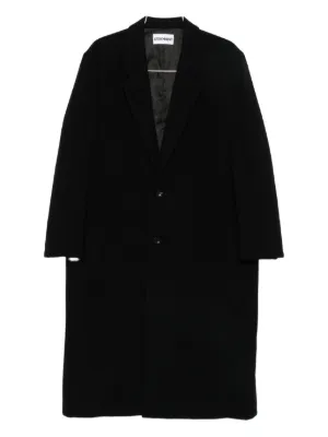Jil Sander single-breasted mid-length Coat | Black | FARFETCH