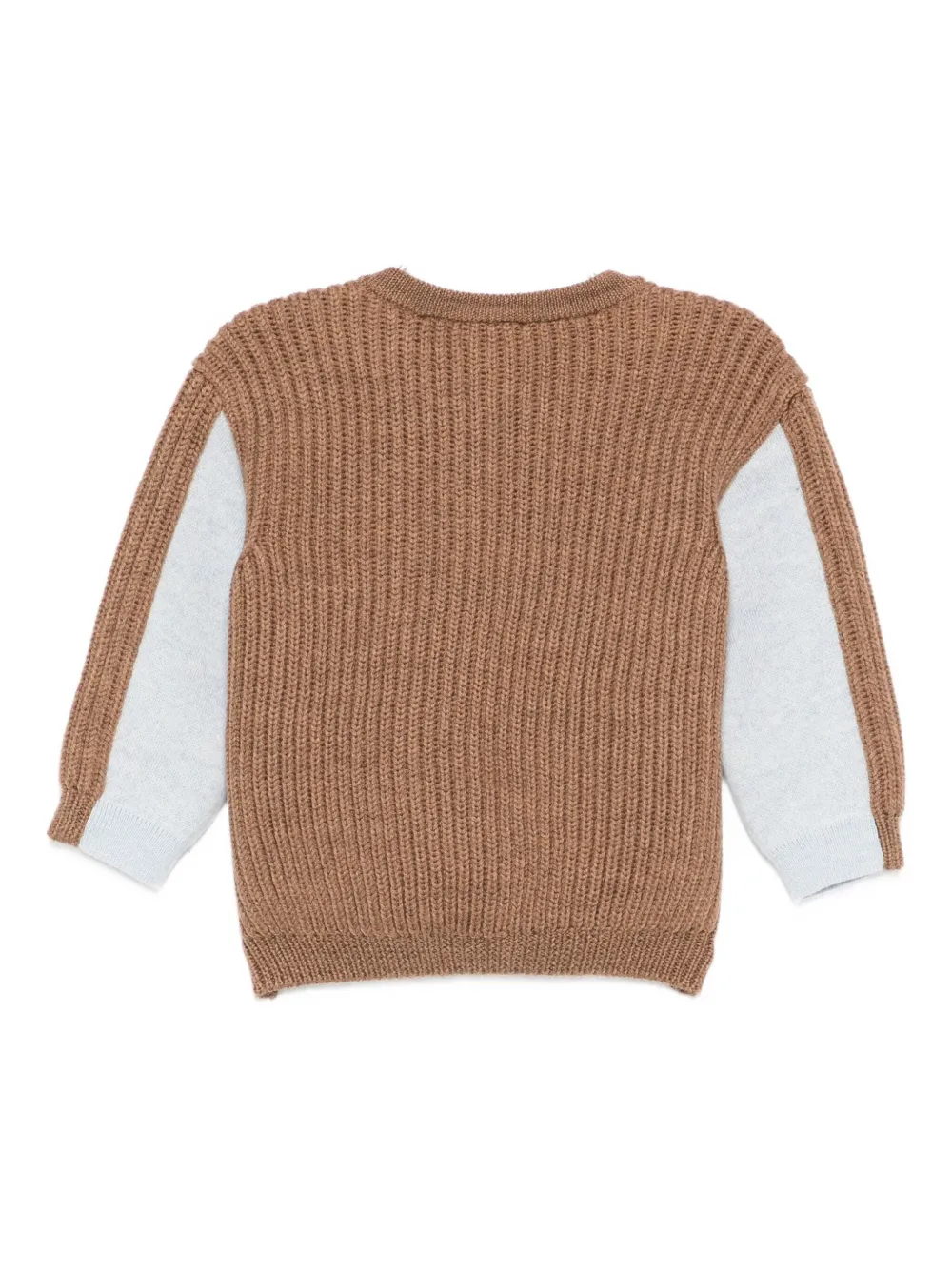 Fendi Squirrel-appliqué Sweater In Brown