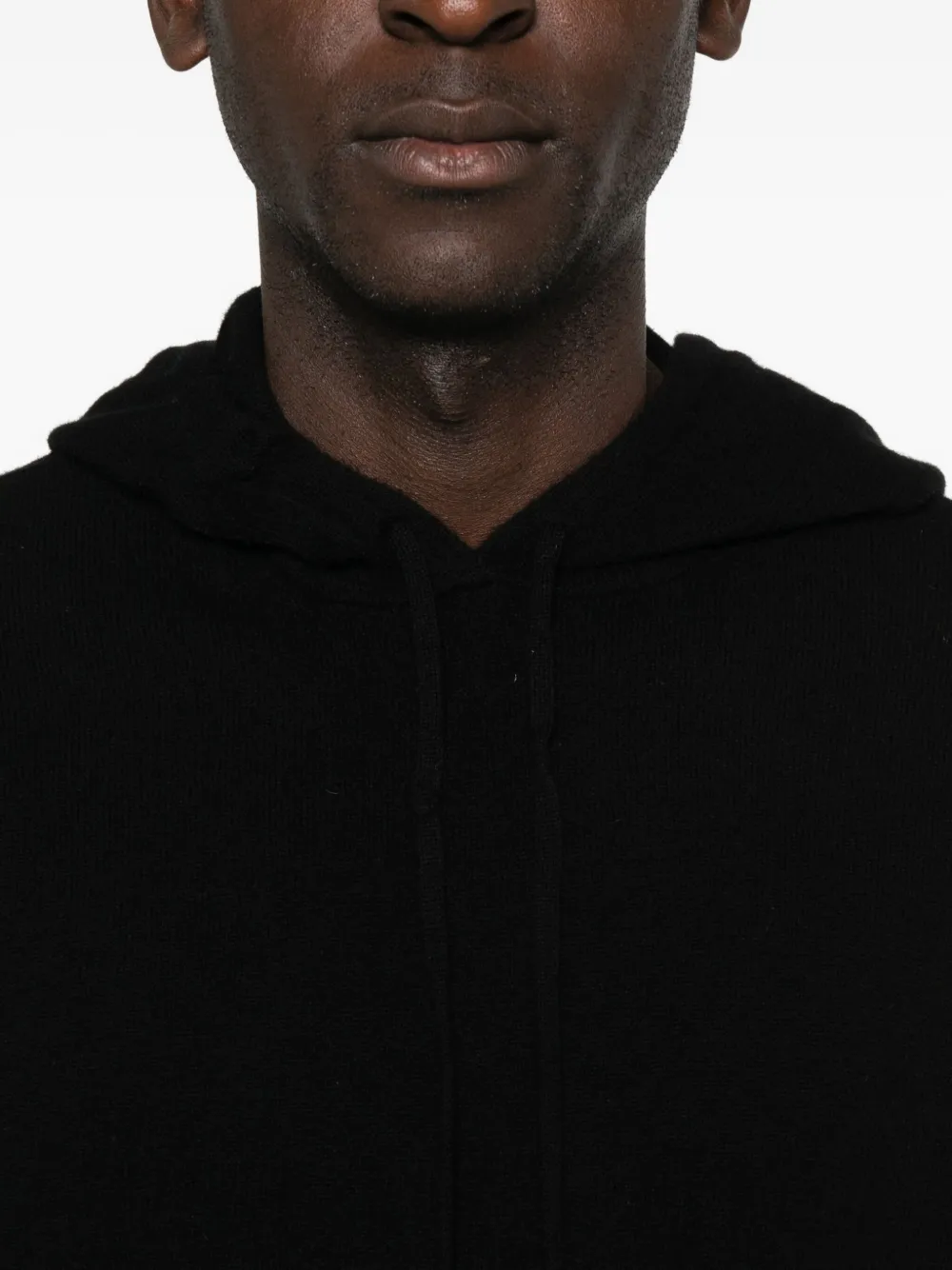 7 For All Mankind Drop-shoulder Hoodie In Black