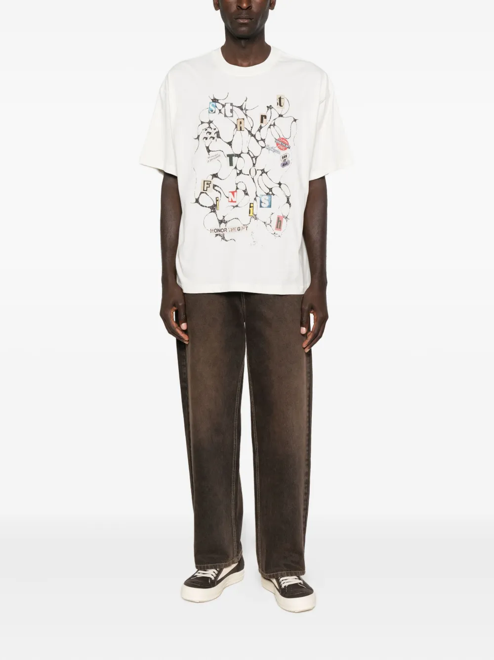 Honor The Gift graphic-print t-shirt - Wit