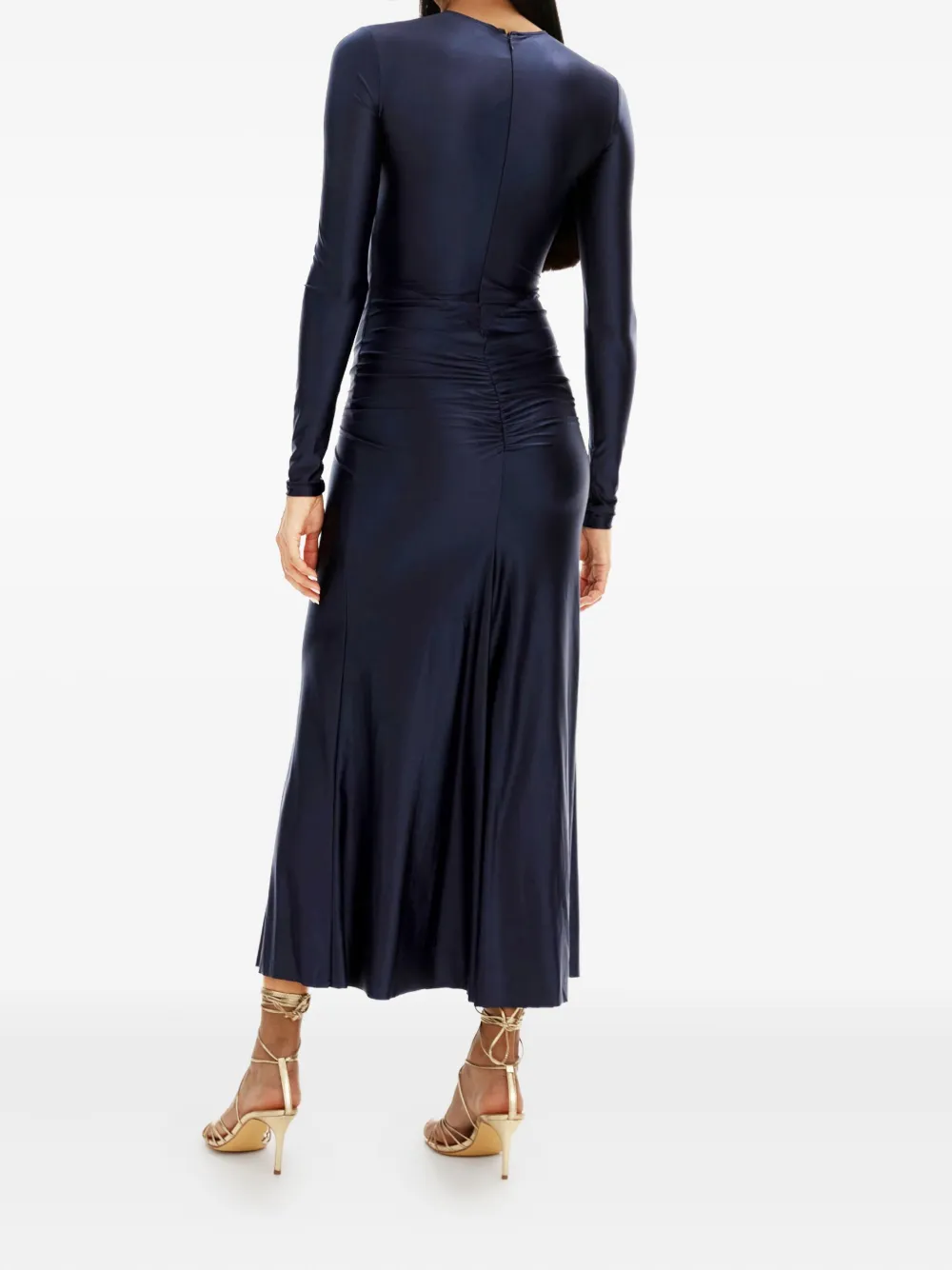  Moos Studio Lunar Long-sleeve Maxi Dress - Blue 