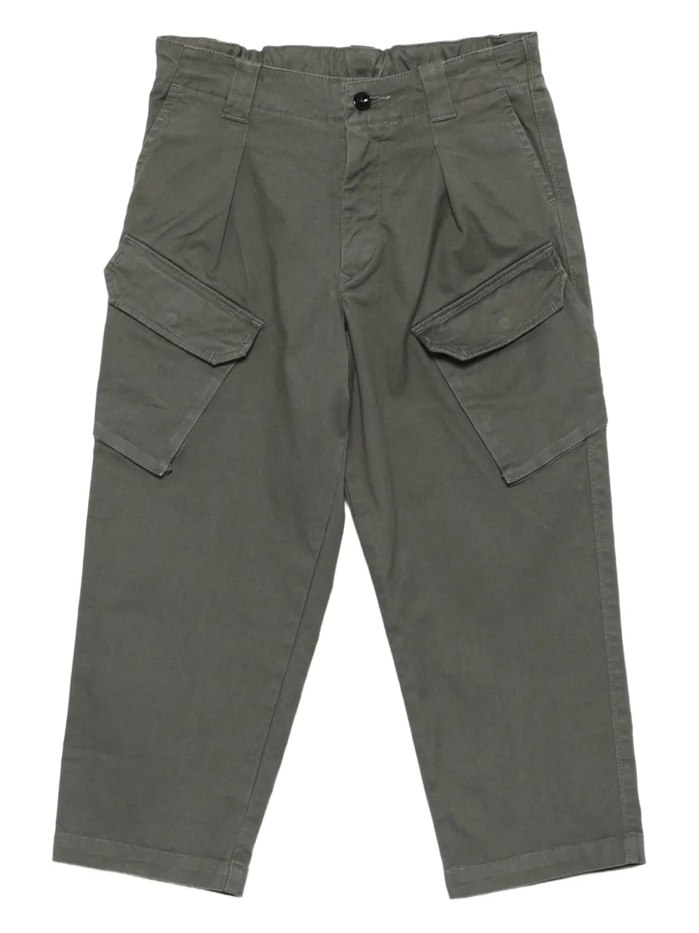 C.P. Company Kids cargo-pockets casual trousers - Verde