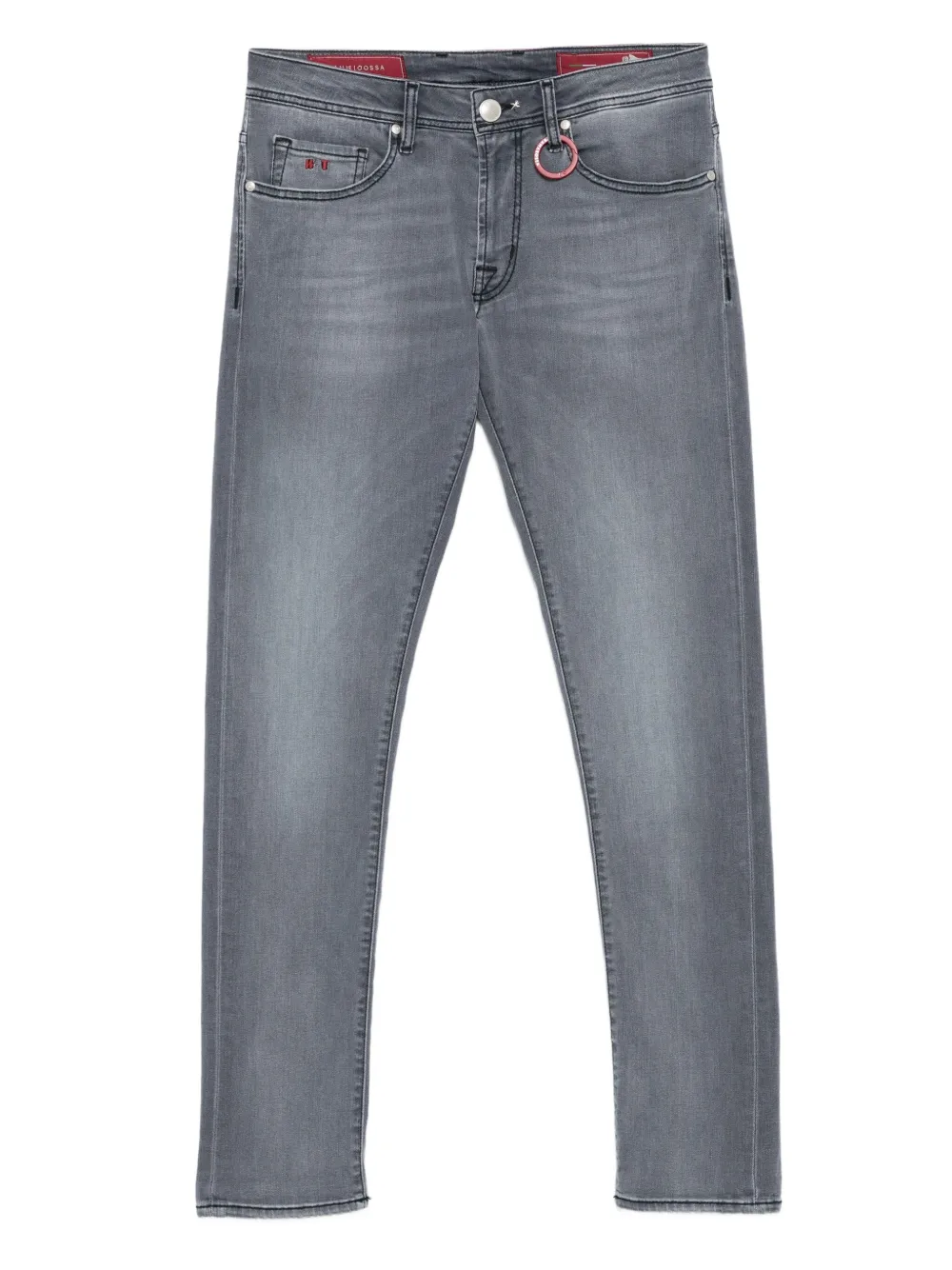 Sartoria Tramarossa ring-detail jeans | Grey | Image 1