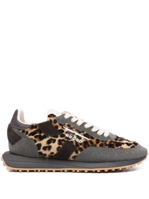 GHŌUD animal-print panelled sneakers