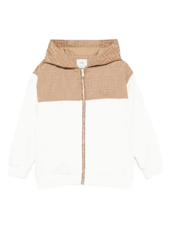 Fendi Kids hoodie con logo FF