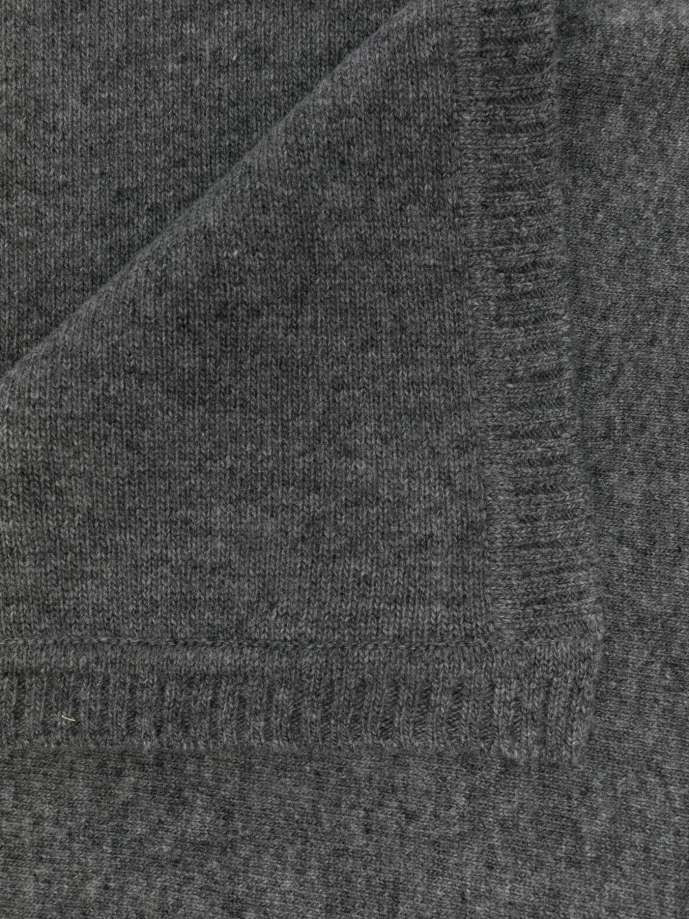 Il Gufo Teddy-motif Knitted Blanket In Gray