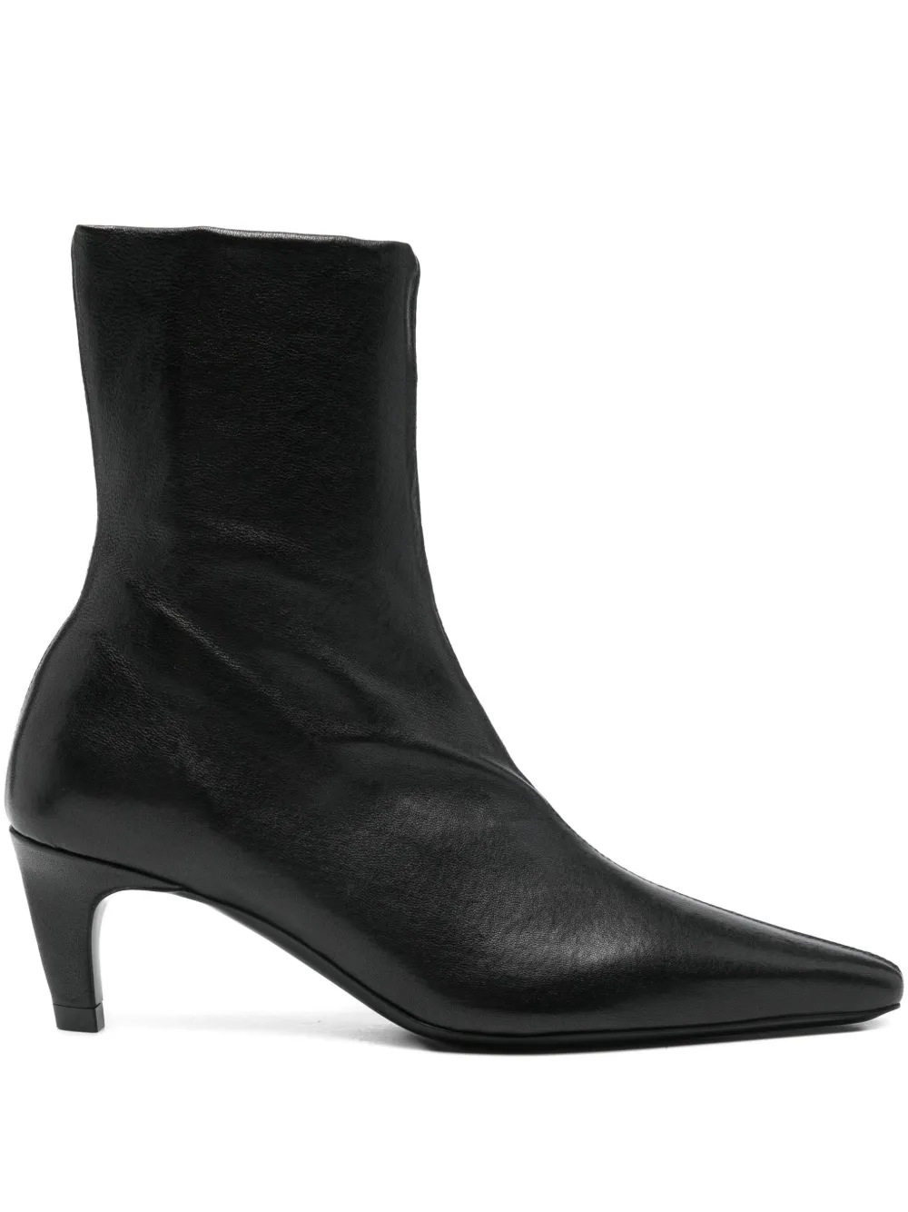 Jude pointed-toe leather boots | Black | Image 1