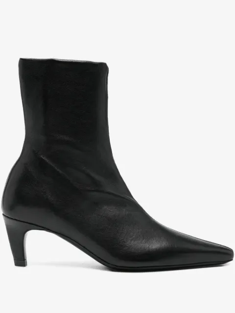 Jude pointed-toe leather boots