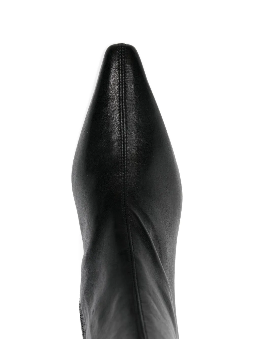 Jude Pointed-toe Leather Boots In Animal Print