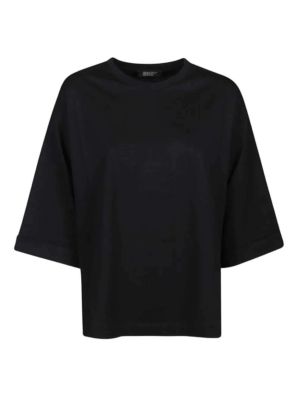 Aragona cotton T-shirt | أسود | Image 1