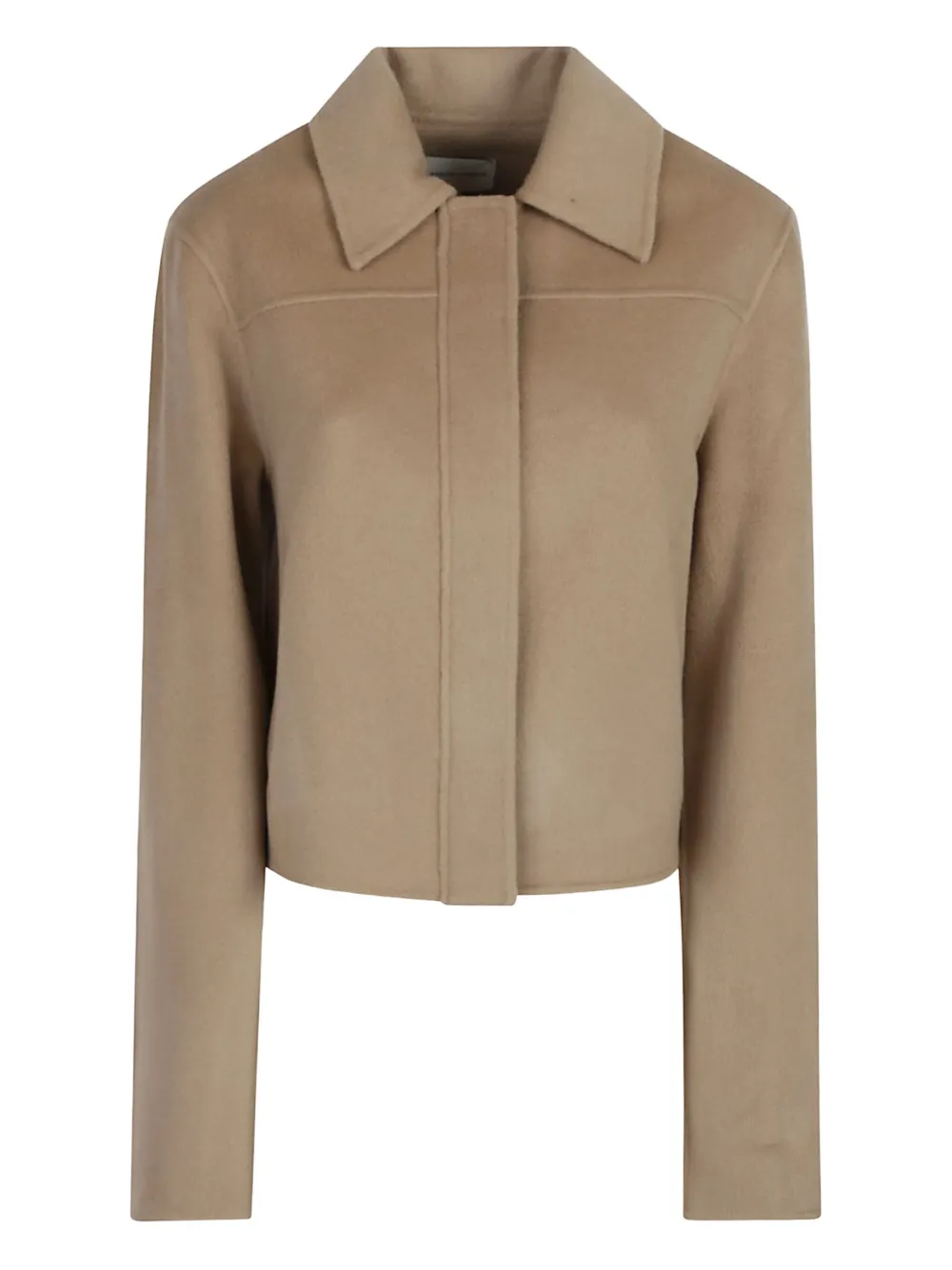 Loulou De Saison Wool Single-breasted Blazer In Neutral