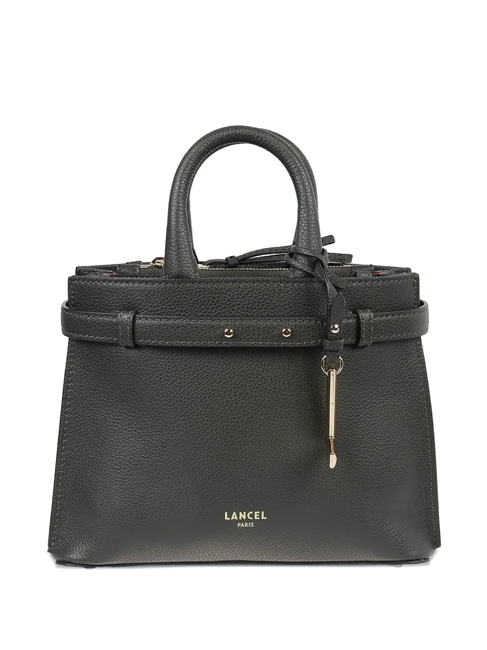 Lancel leather belted satchel bag | Green | Image 1