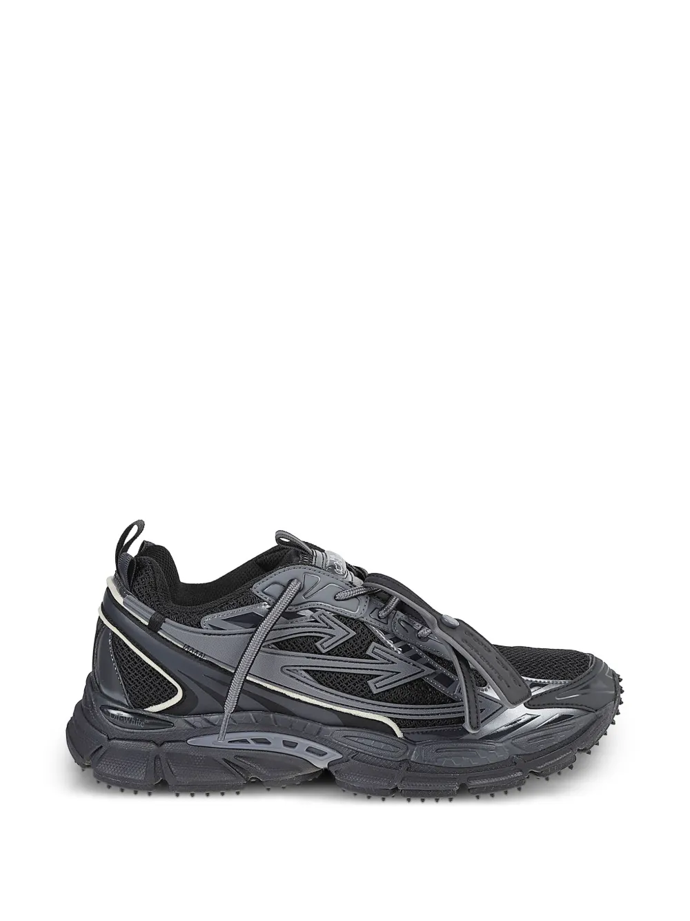 Off-White Sneakers met chunky zool Zwart