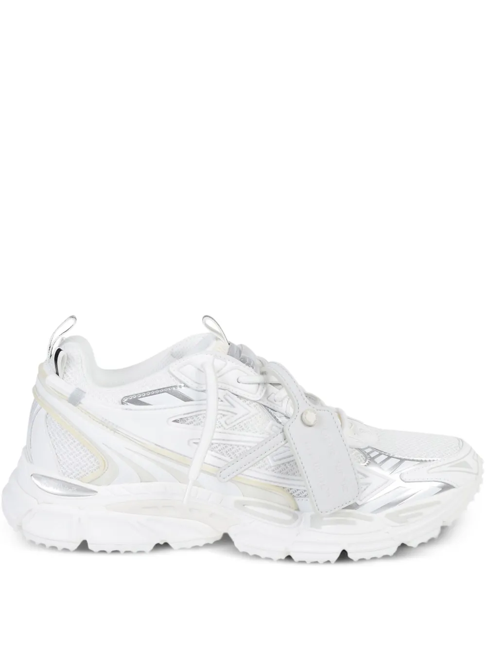 Off-White Be Right Back metallic-detail sneakers | White | Image 1