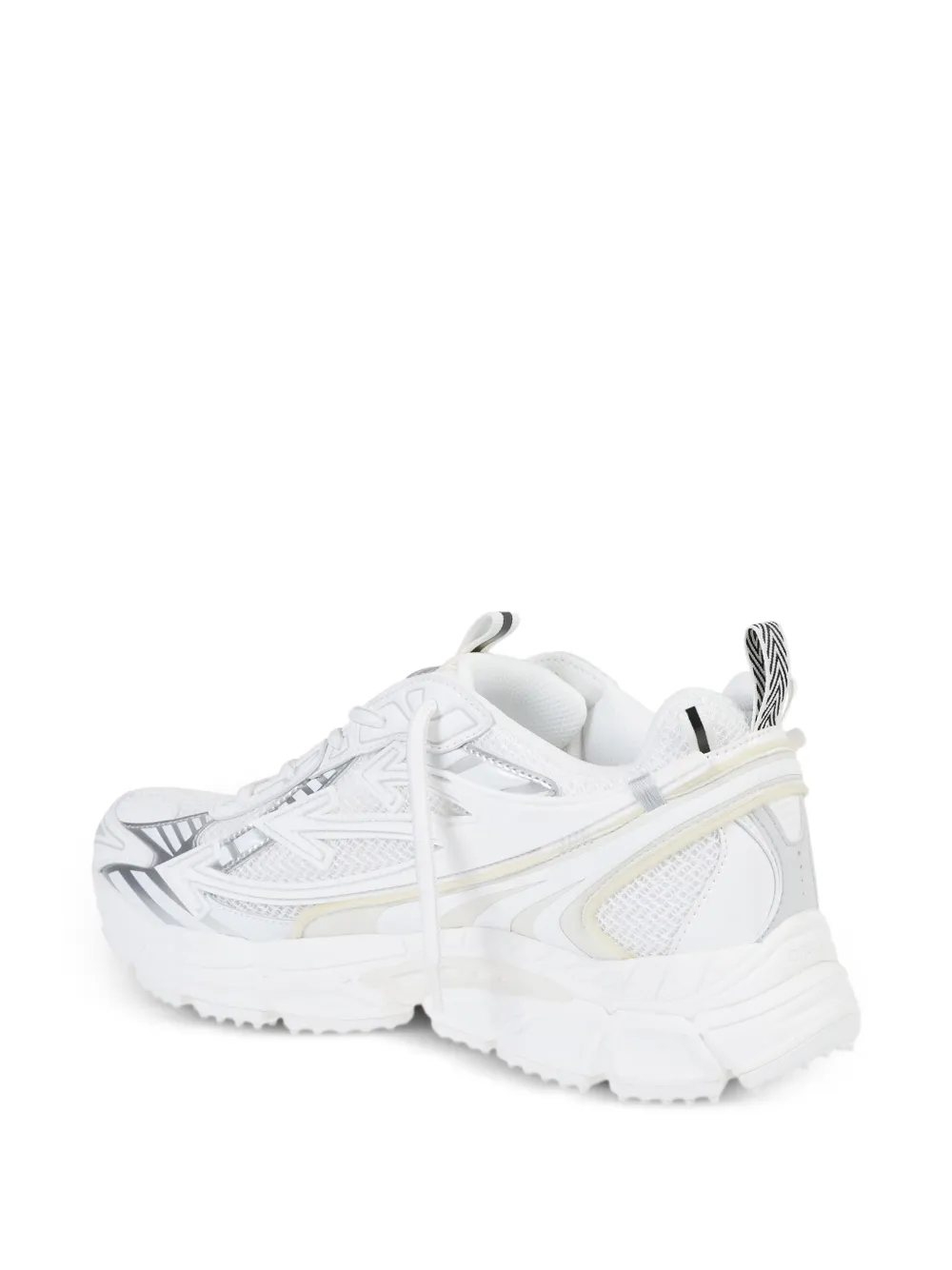 Off-White Be Right Back sneakers met metallic detail Wit