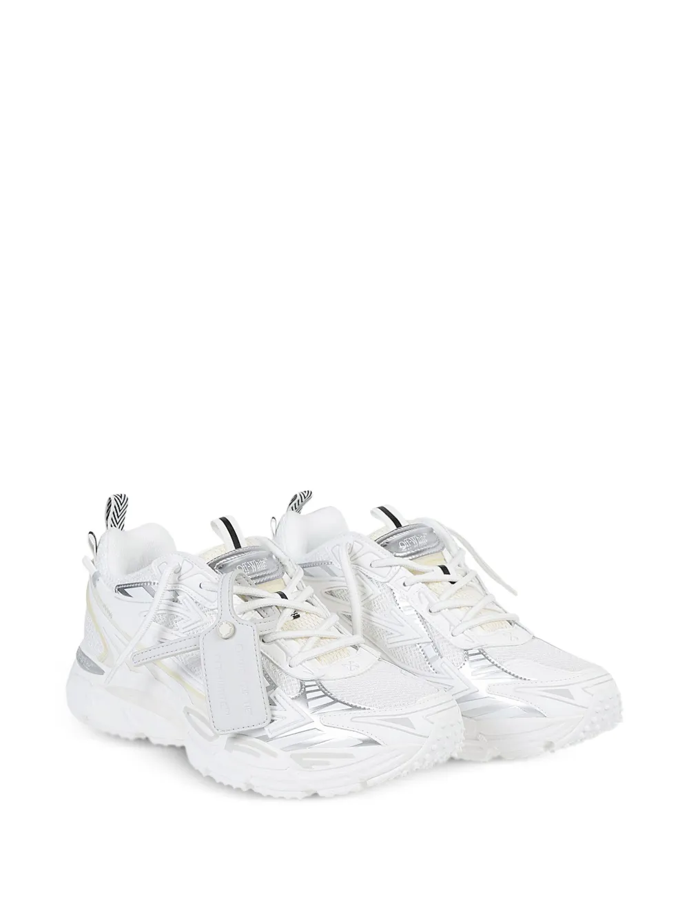 Off-White Be Right Back sneakers met metallic detail Wit