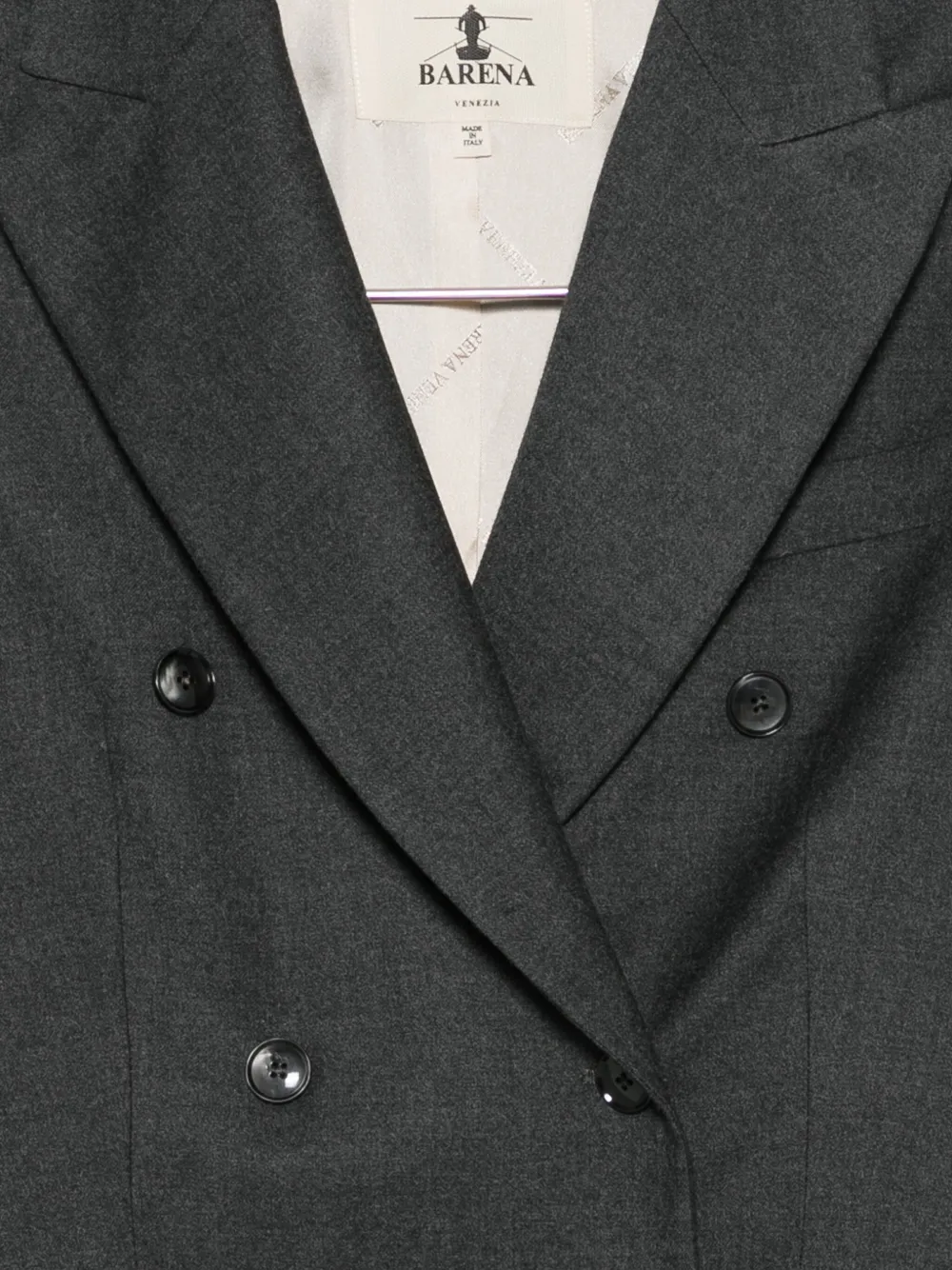 Barena Venezia Double-breasted Blazer In Gray