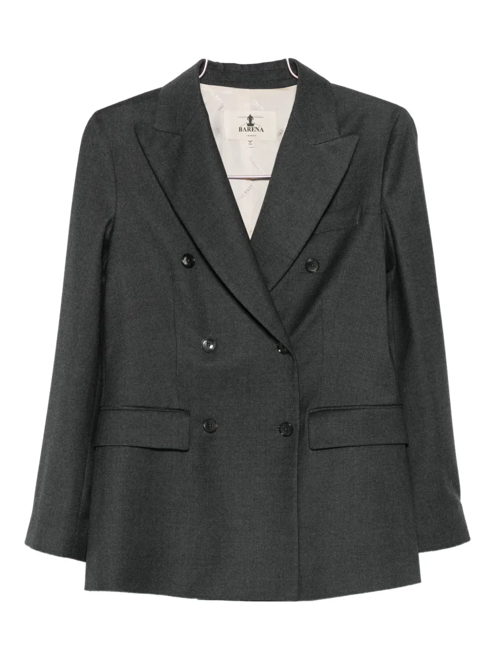 Barena Venezia Double-breasted Blazer In Gray