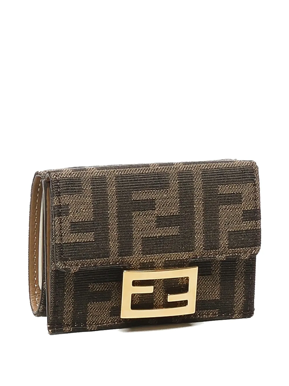 Fendi Ff-pattern Wallet In Multi
