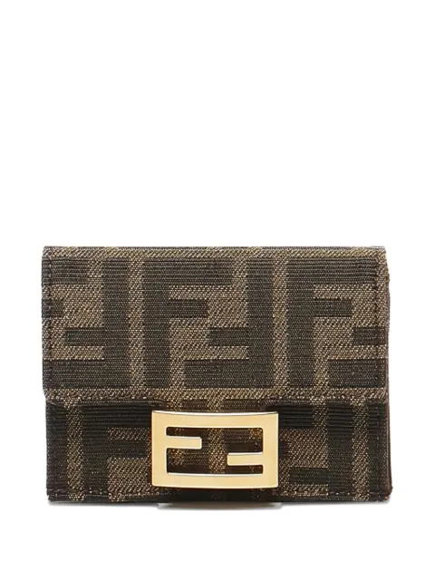 FENDI FF-pattern wallet