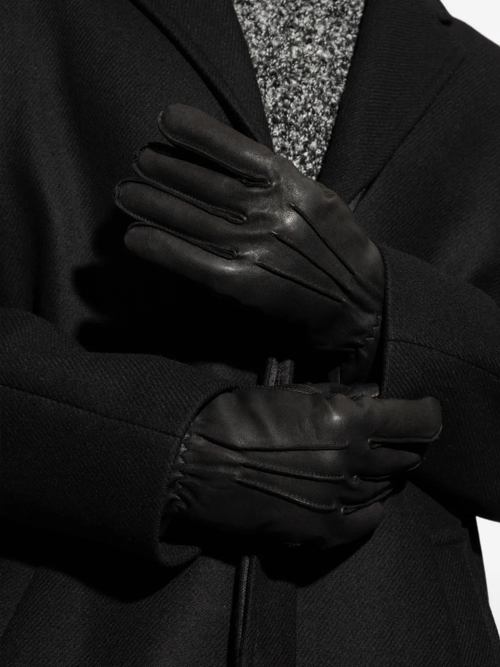 UGG Leren handschoenen Zwart