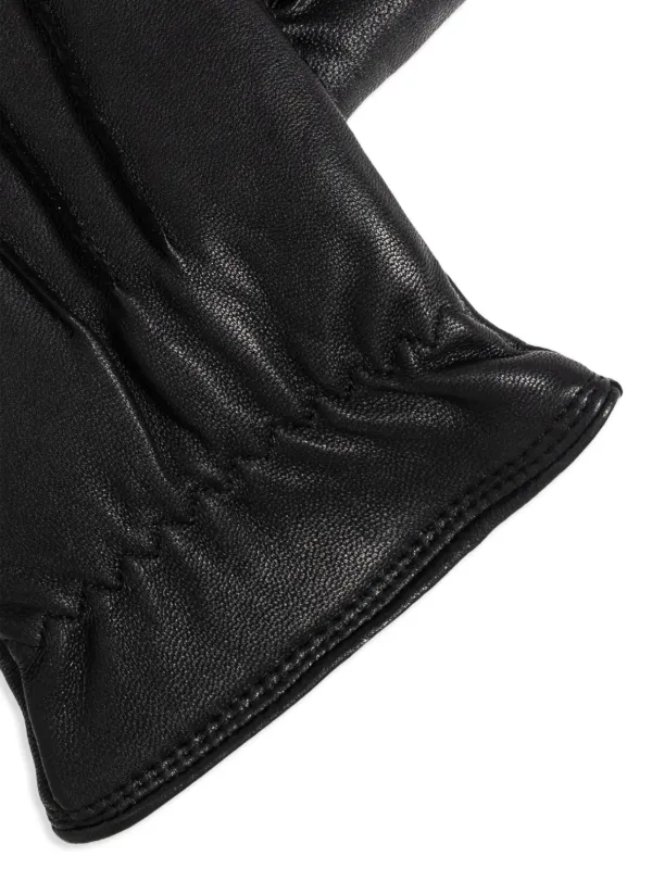 UGG レザー手袋 | ブラック | FARFETCH JP