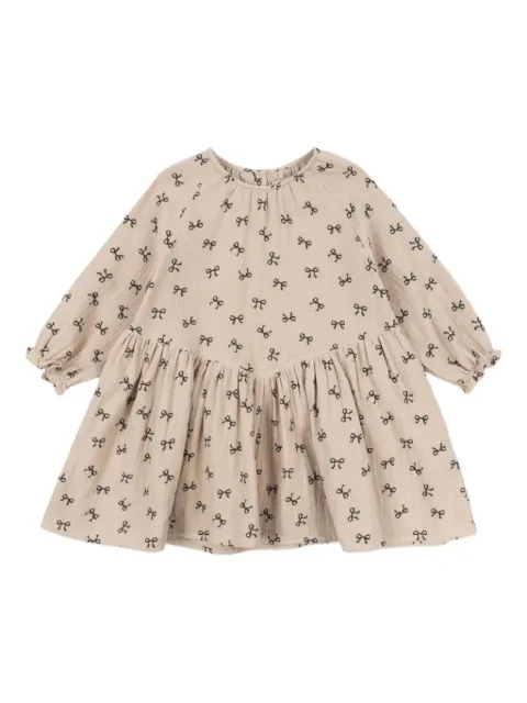 Konges Sløjd Coco bow-print dress