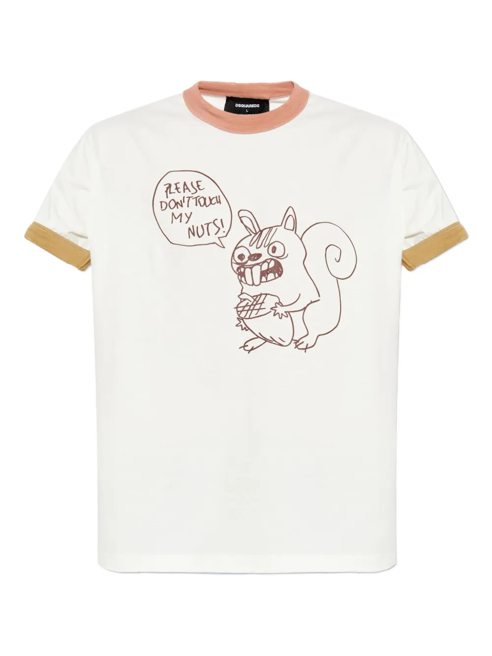 DSQUARED2 playera manga corta con estampado gráfico | blanco | Image 1